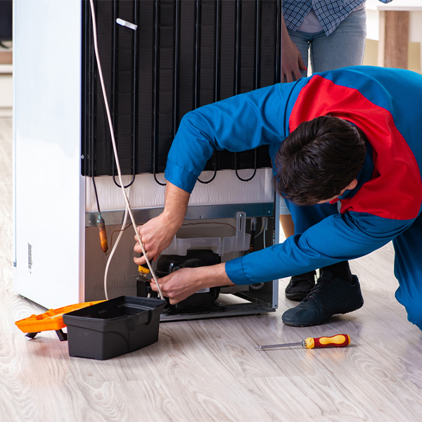 how much do you charge for refrigerator repair services in Dows